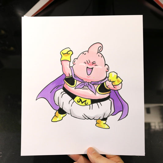 Dibujo original Super Buu Gordo