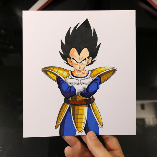 Dibujo original Vegeta