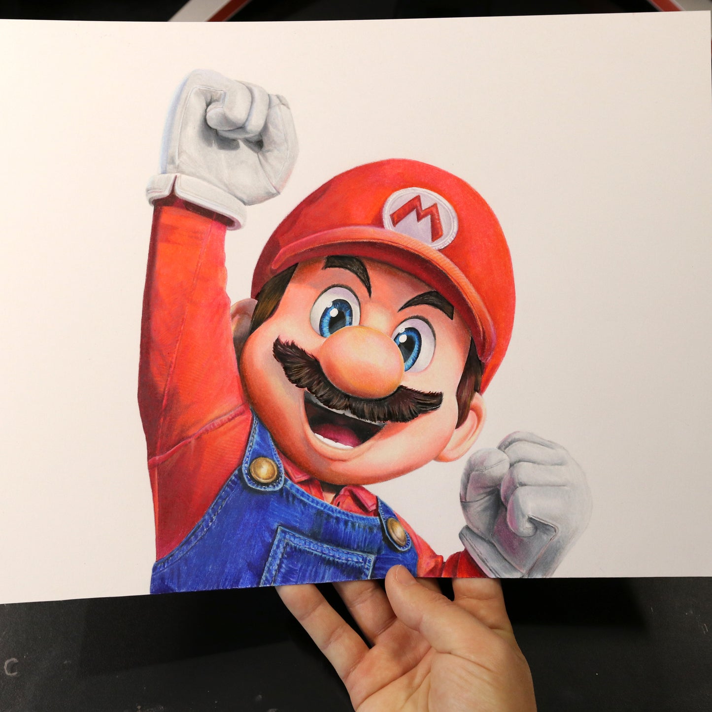 Dibujo original Super Mario