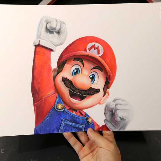 Dibujo original Super Mario