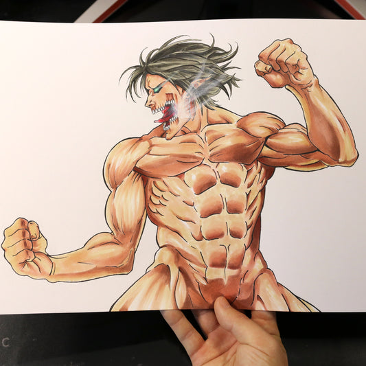Dibujo original Eren Titan