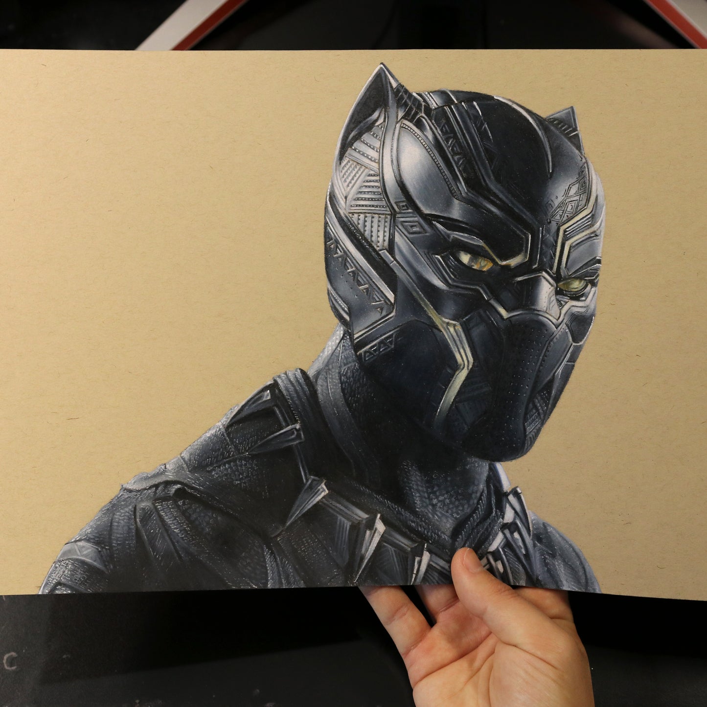 Dibujo original Black Panther