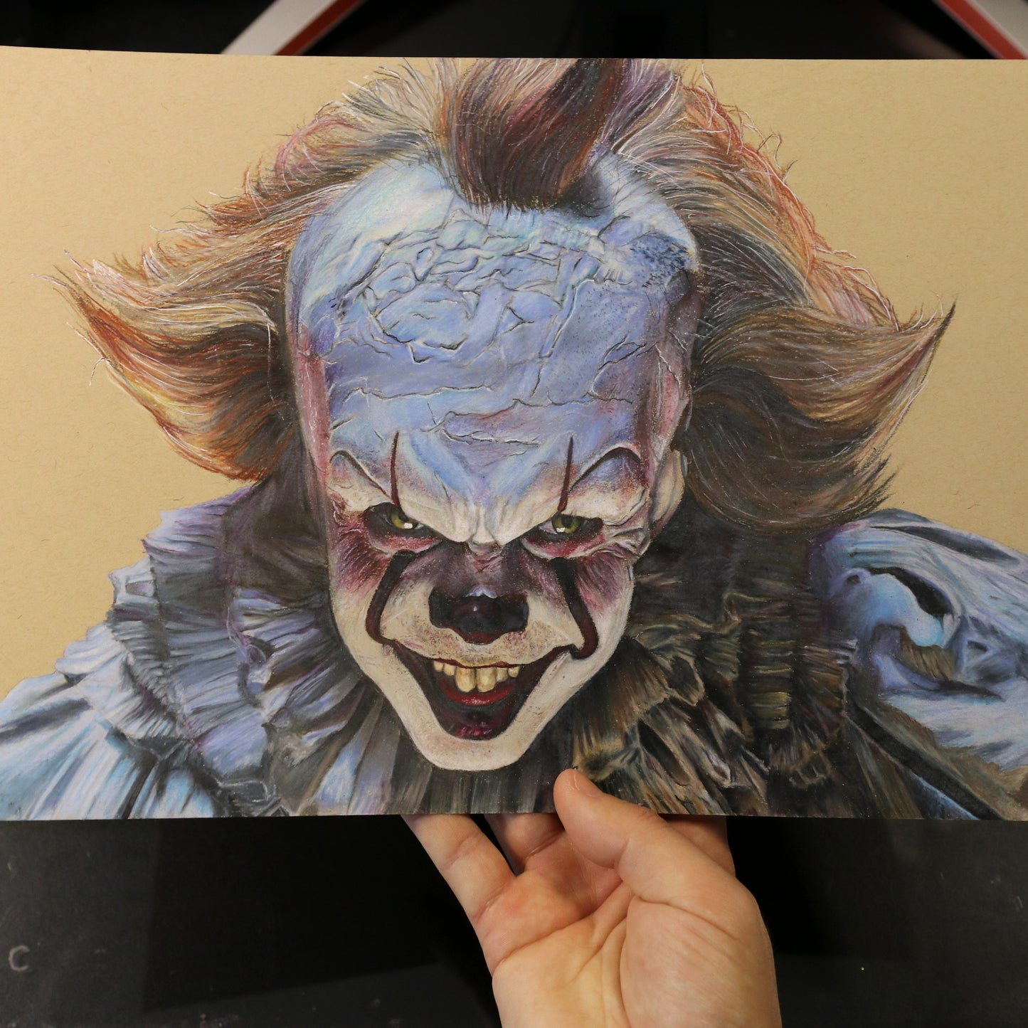 Dibujo original IT el payaso