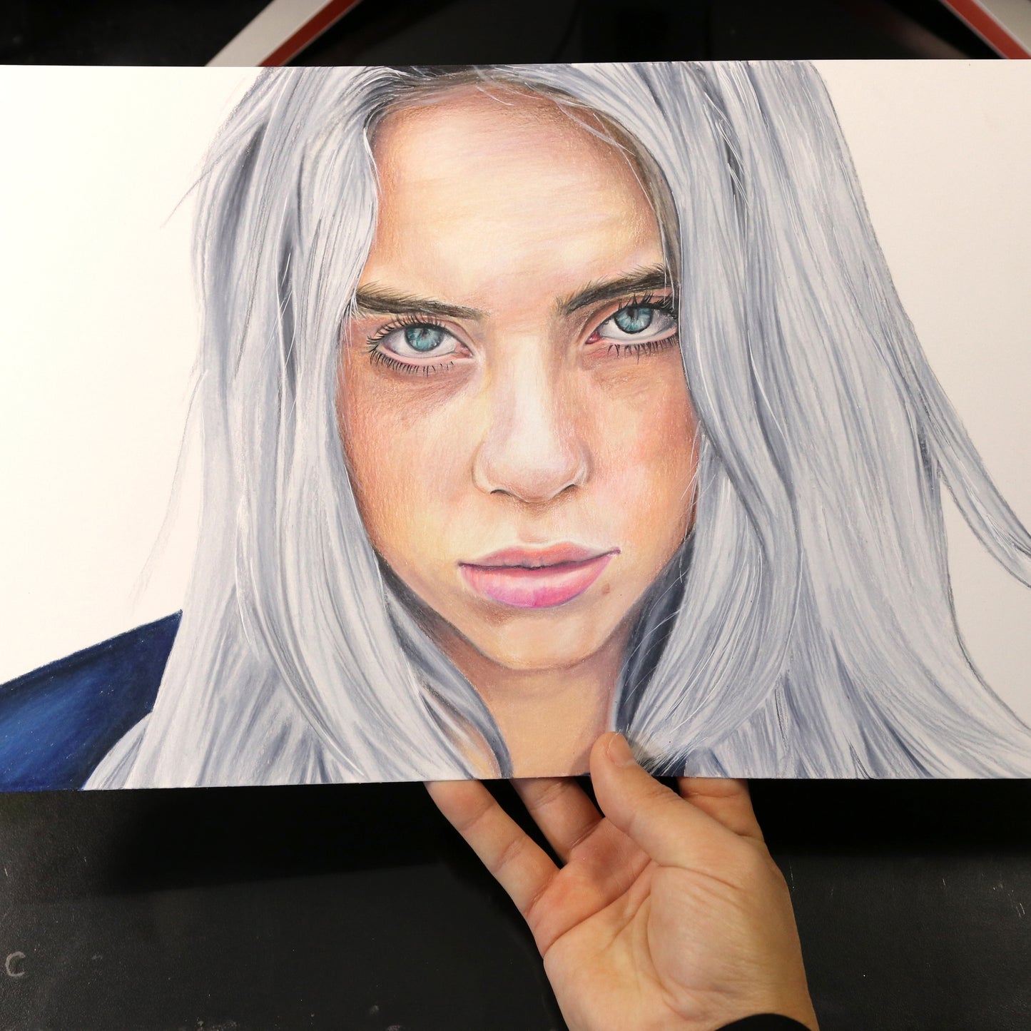 Dibujo original Billie Eilish