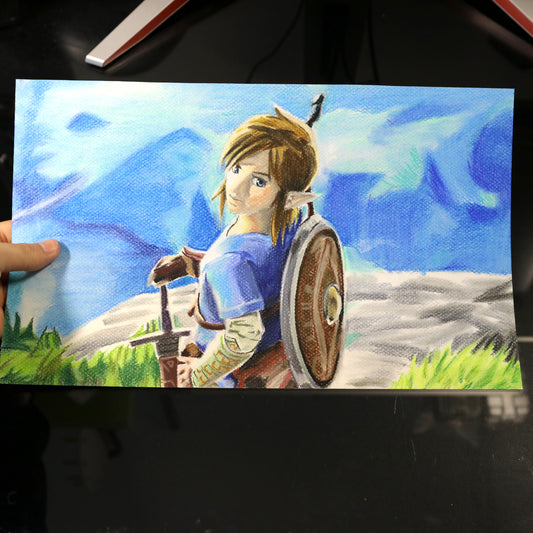 Dibujo originalo de Link (Zelda)