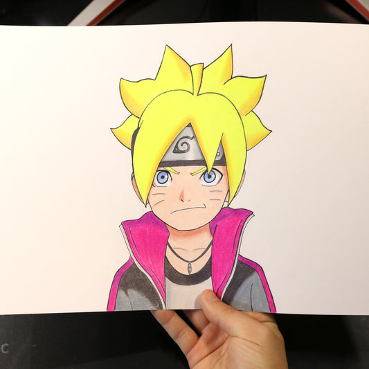 Dibujo original Boruto