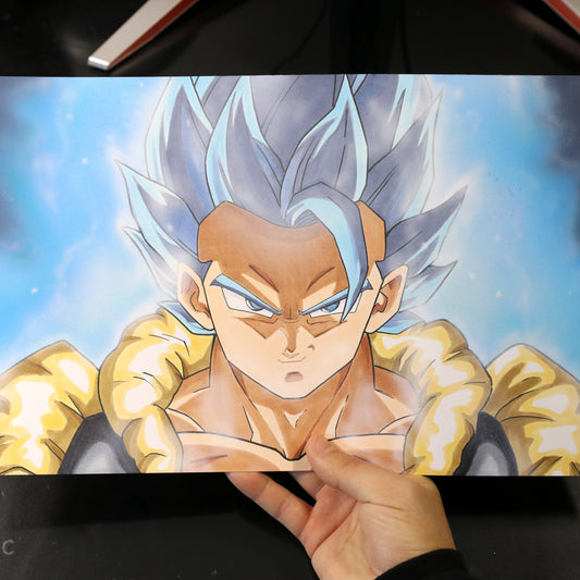 Dibujo original Gogeta SSJ Blue