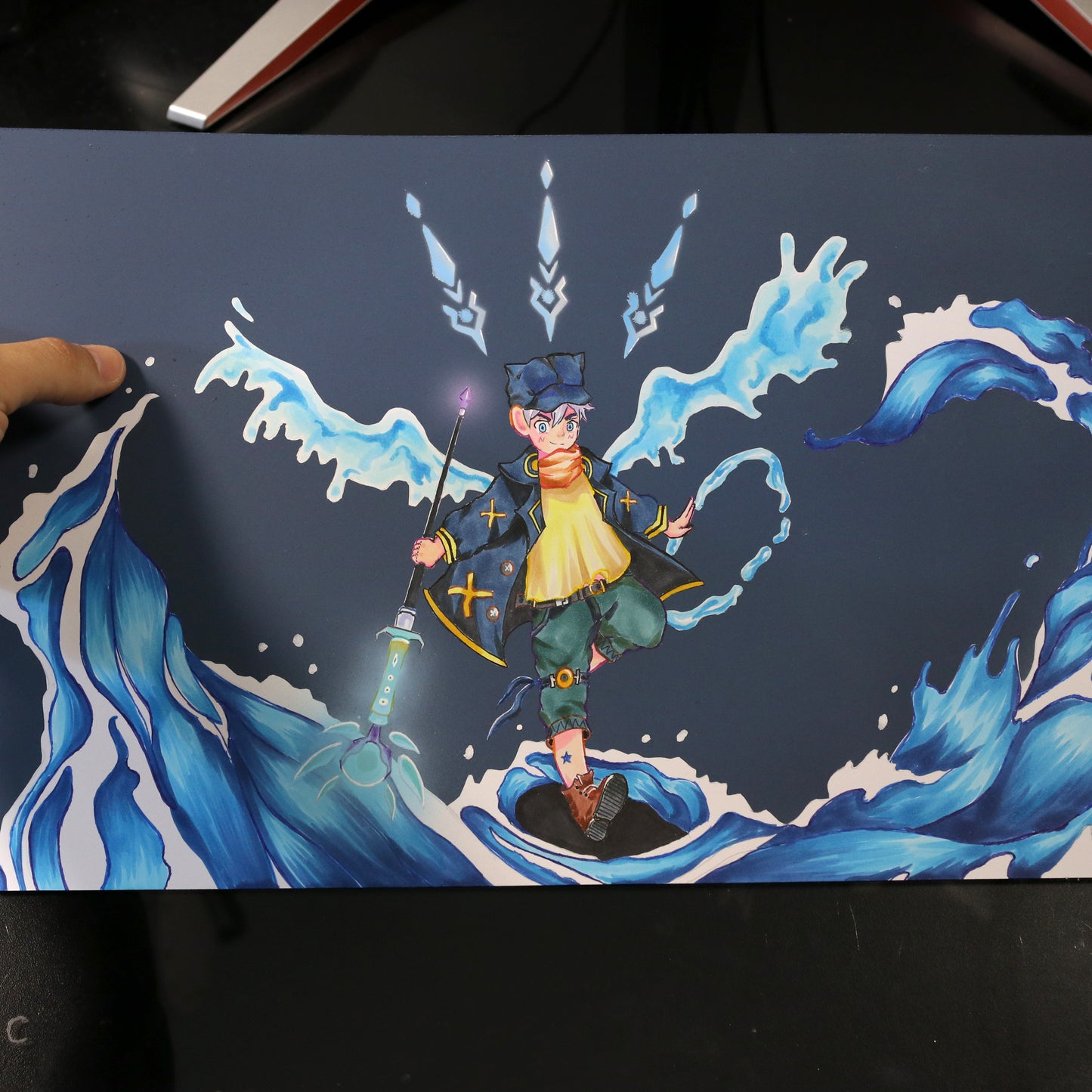 Dibujo original Personaje Tipo Agua (OC ArteMaster)