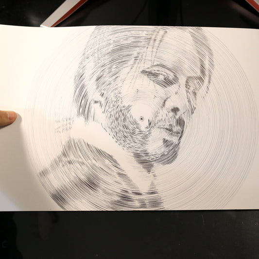 Dibujo original John Wick (compás)