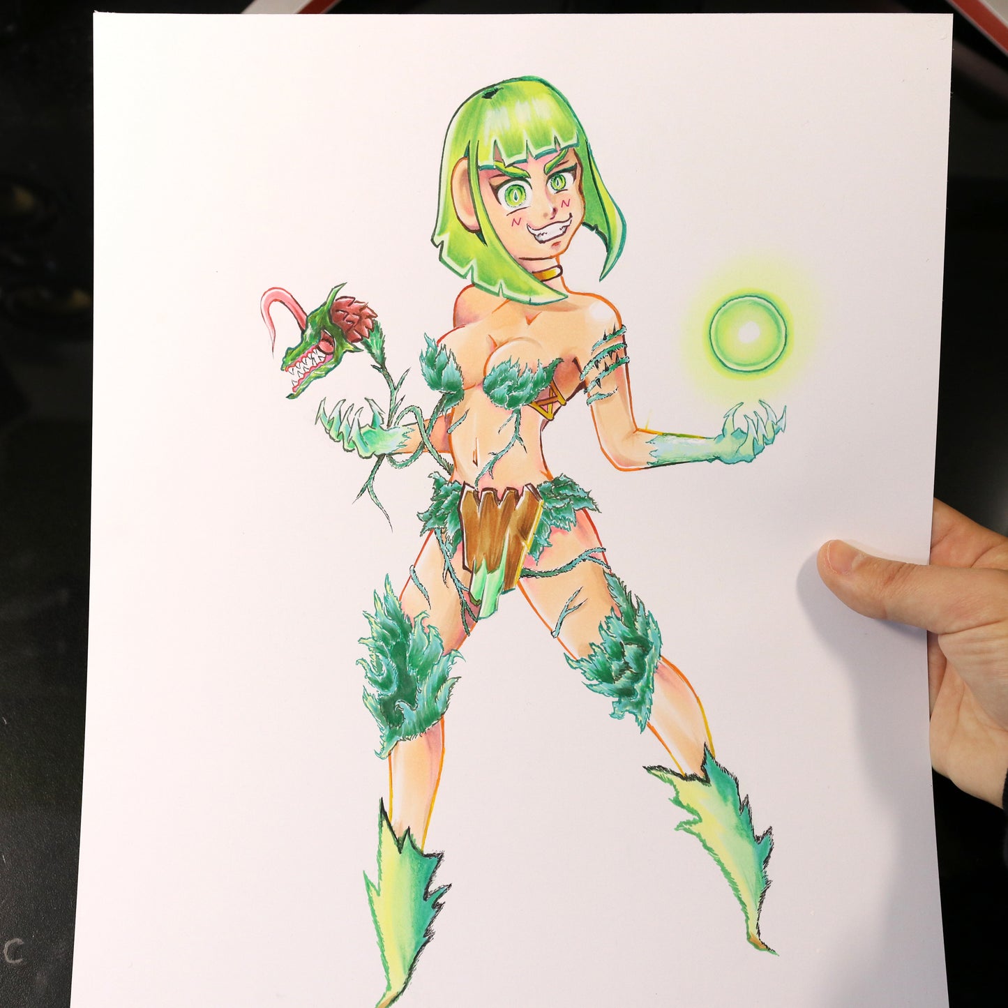 Dibujo original Personaje tipo planta OC (ArteMaster)