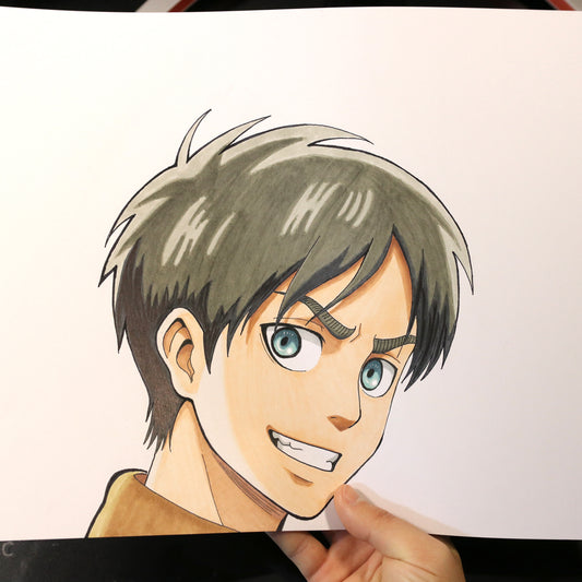 Dibujo original Eren (attack on titan)
