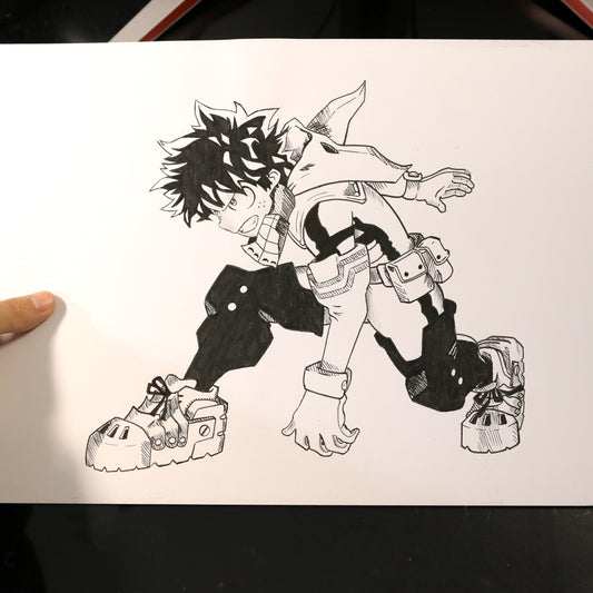 Dibujo original Deku