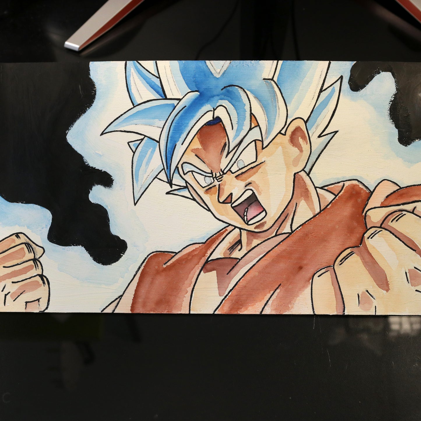 Dibujo original Goku Fotoluminiscente