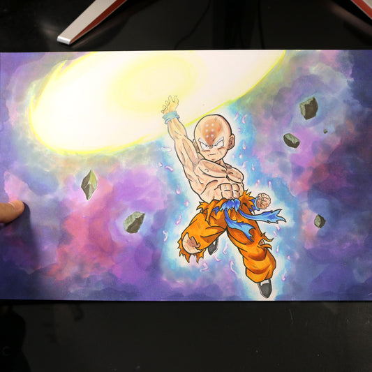 Dibujo original Krillin Ultra Instinct