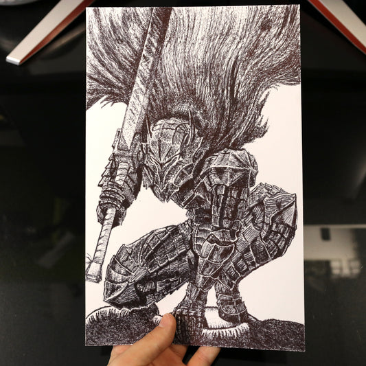 Dibujo original de Guts (Berserk)