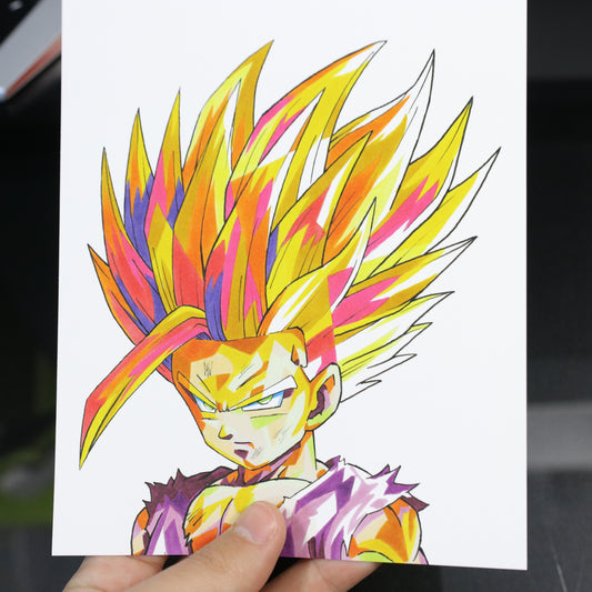Print Gohan estilo Pop Art