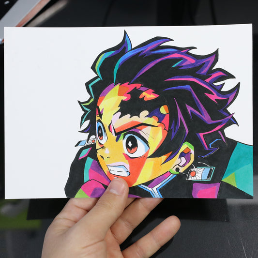 Print Tanjiro estilo Pop Art