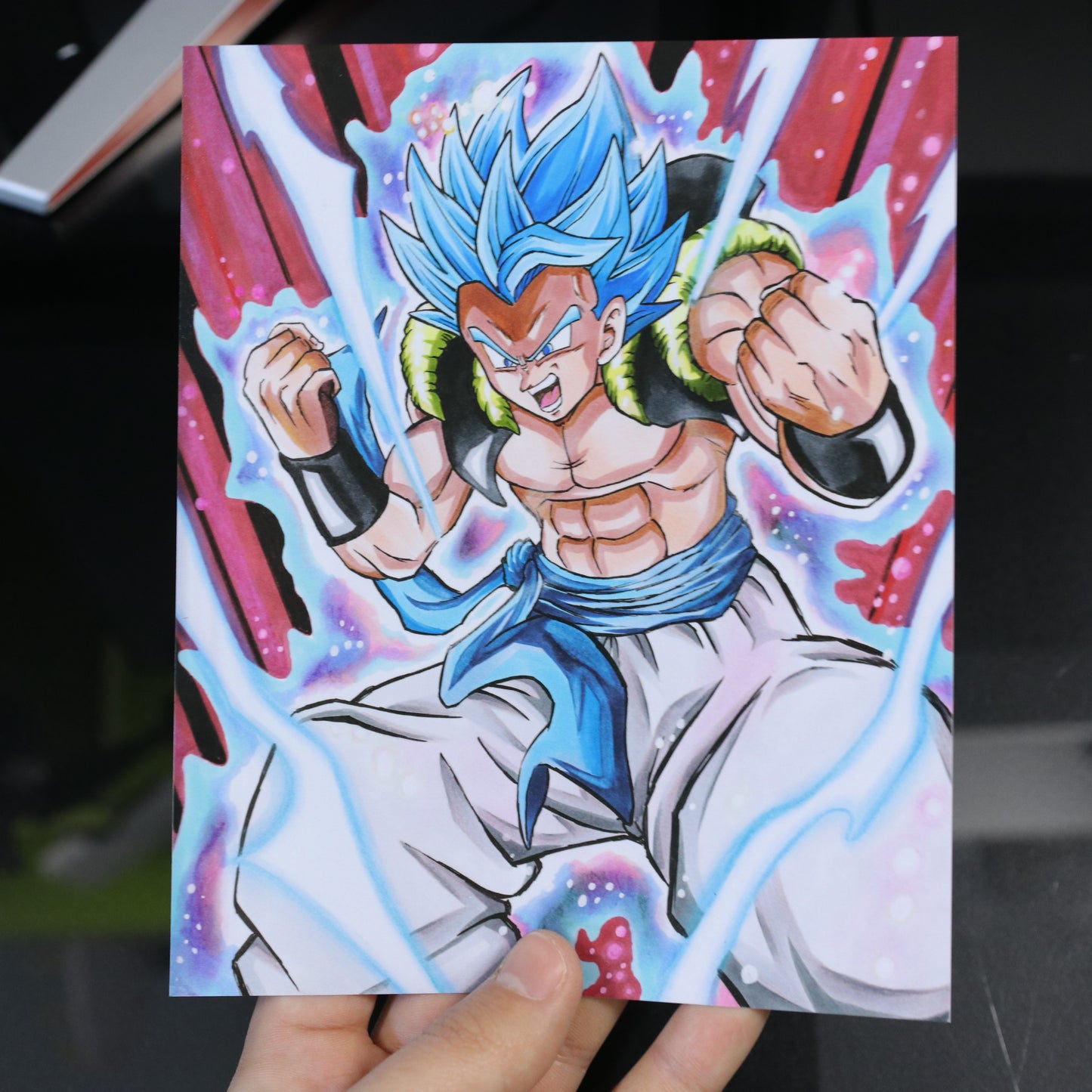 Print Gogeta SSJ Blue