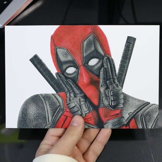 Print Deadpool realista