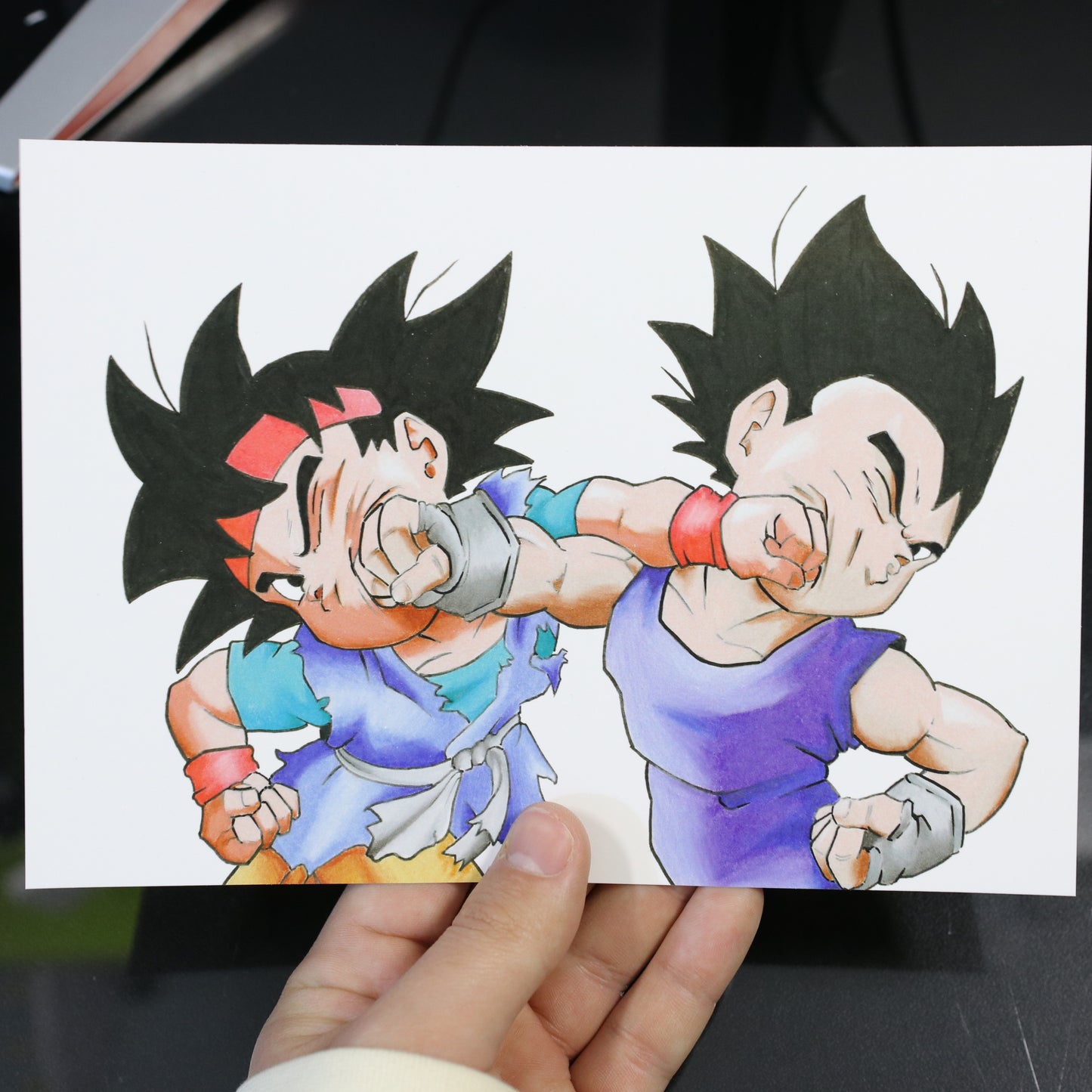 Print Goku vs Vegeta (Dragon Ball GT)