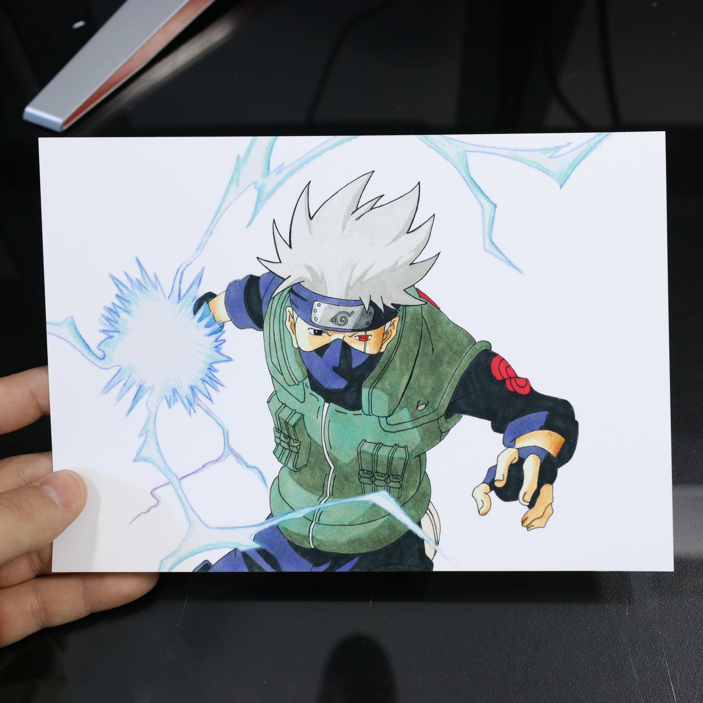 Print Kakashi con el chidori