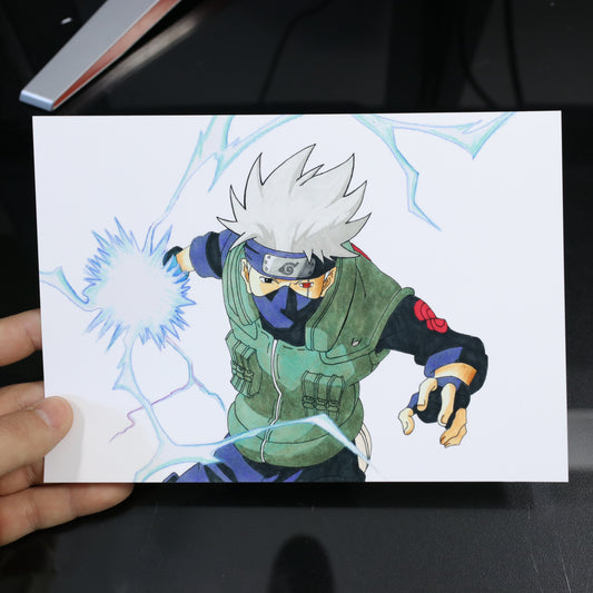 Print Kakashi con el chidori