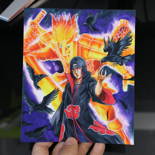 Print Itachi con el Susanoo