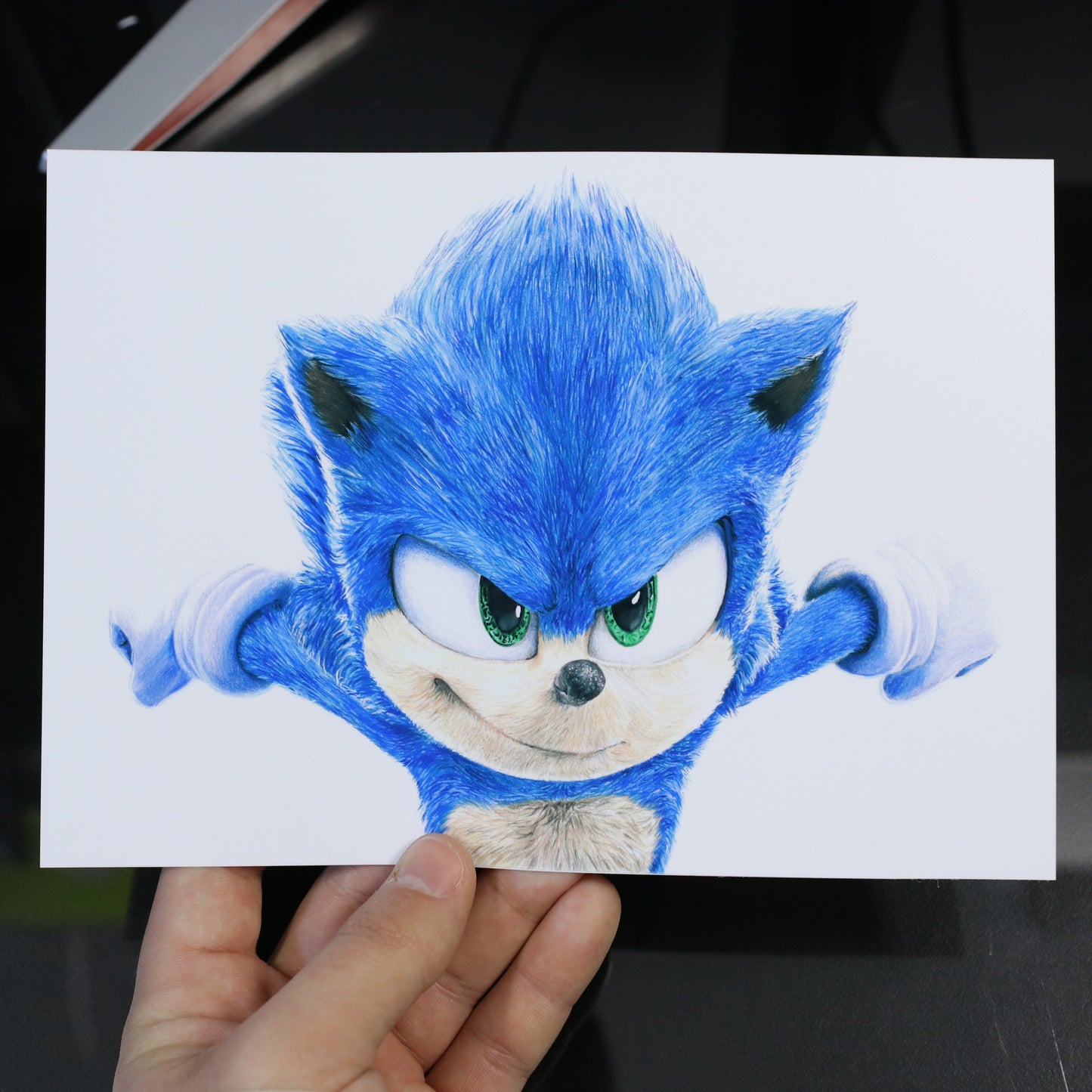 Print Sonic realista