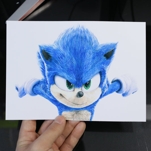 Print Sonic realista