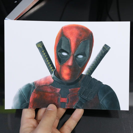 Print Deadpool realista (película 2024)