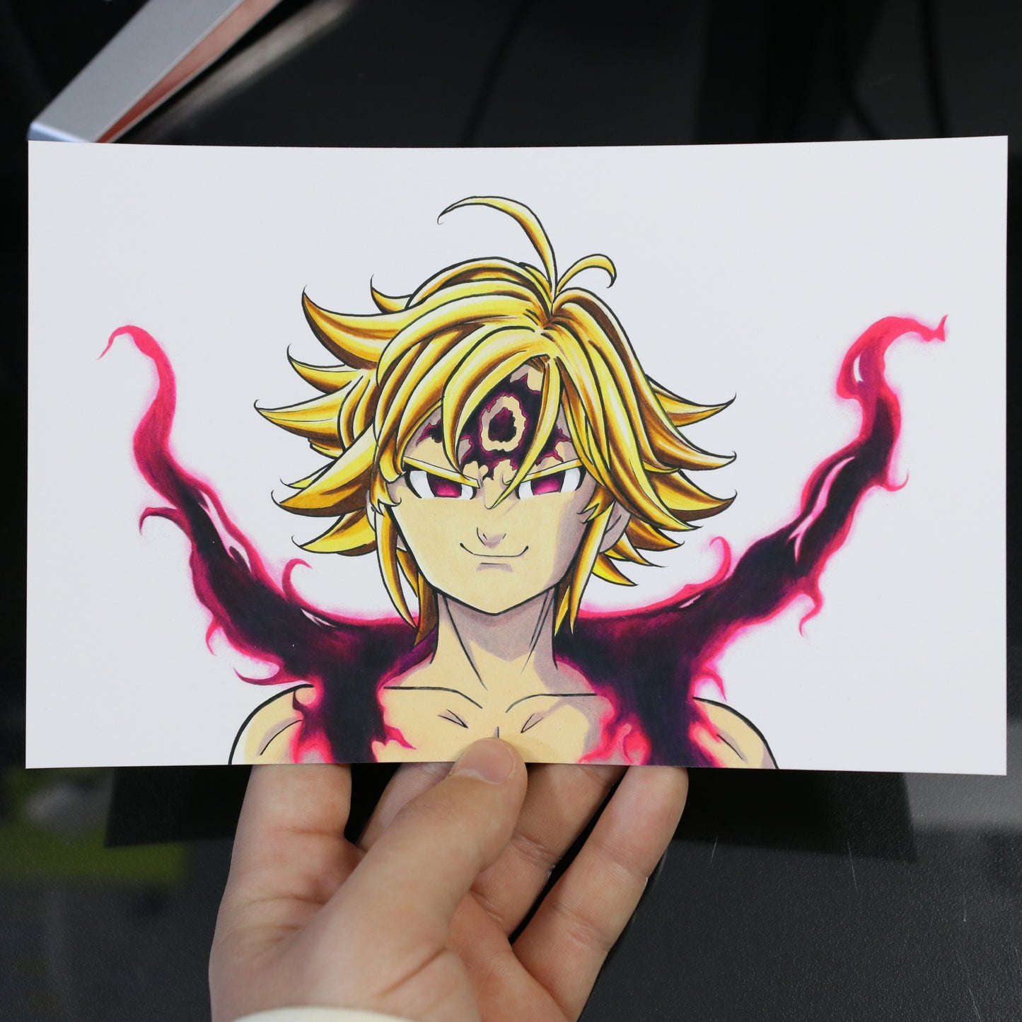 Print Meliodas modo demonio