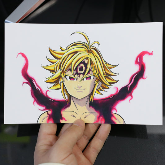 Print Meliodas modo demonio