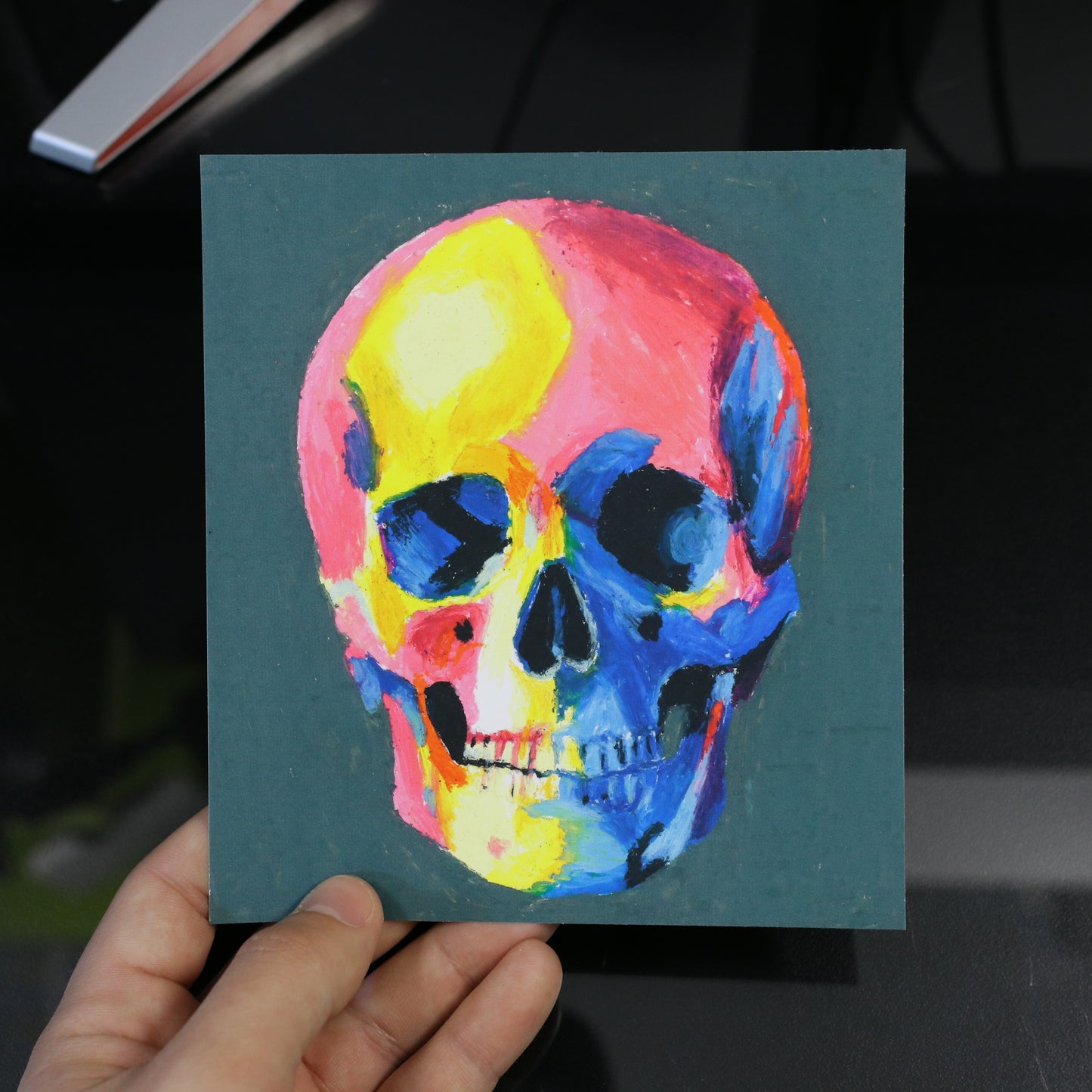 Print Calavera Multicolor