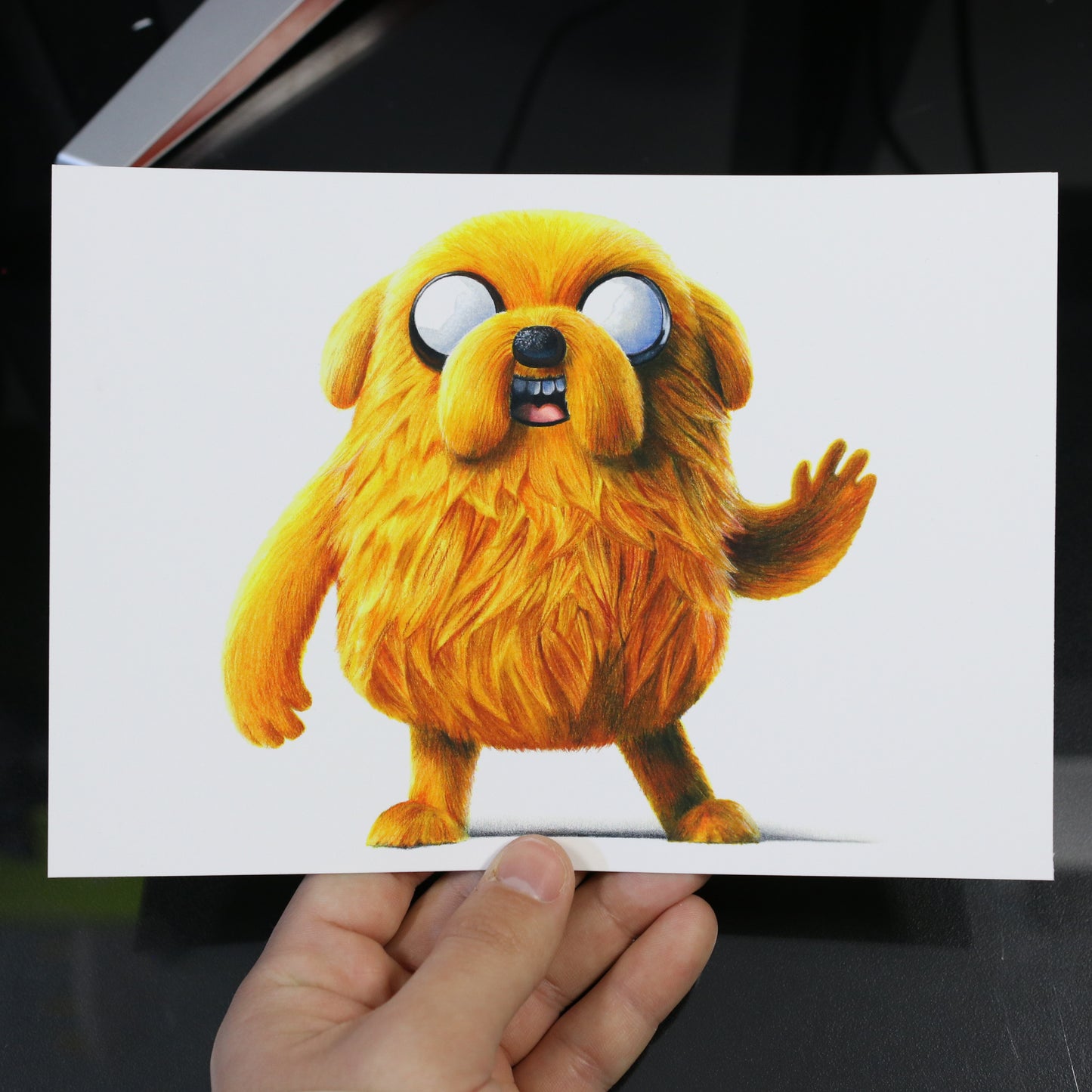 Print Jake el perro realista