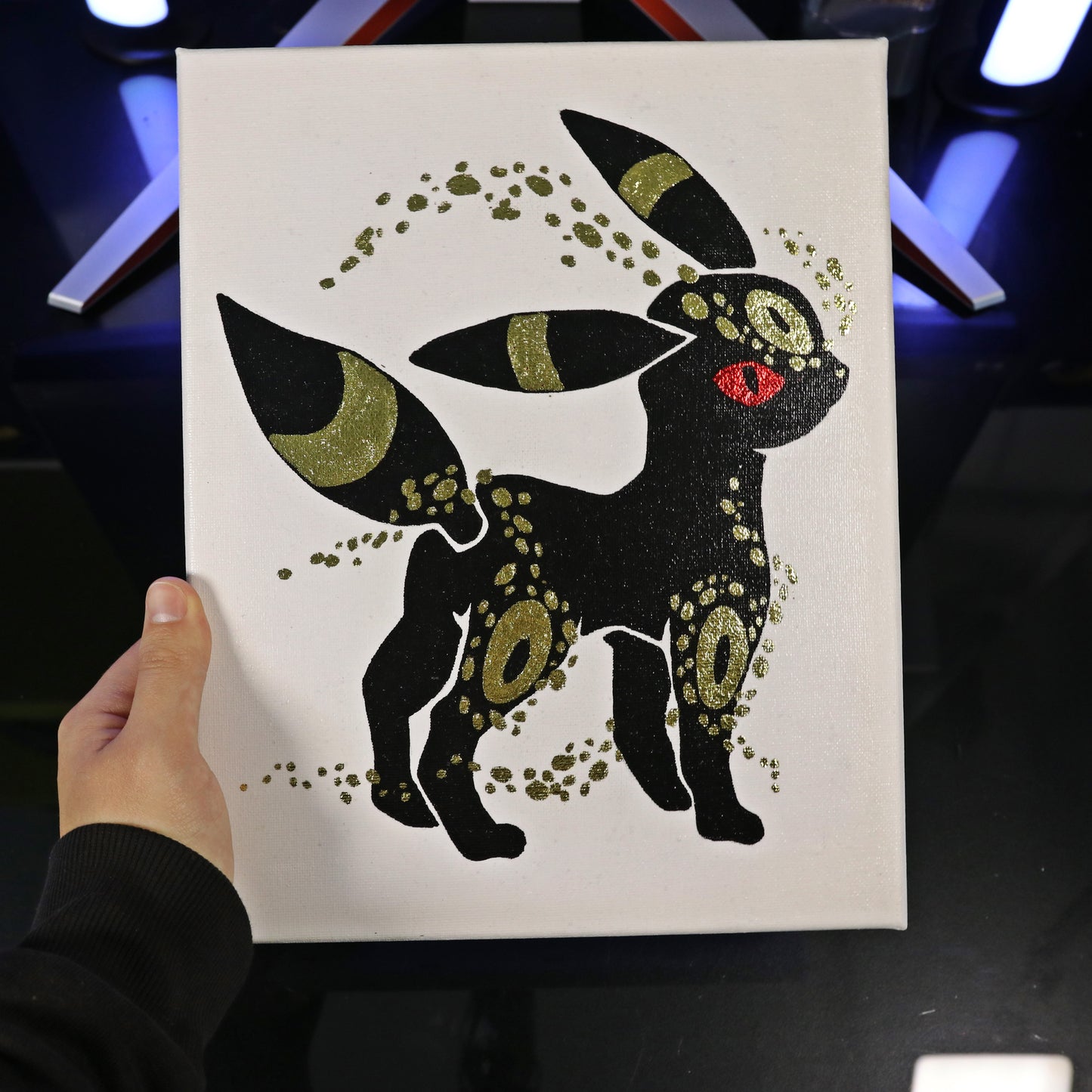 Original Lienzo Umbreon (Pokemon)