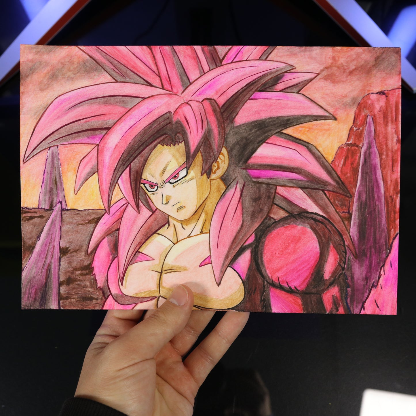Dibujo original Goku SSJ4 Daima