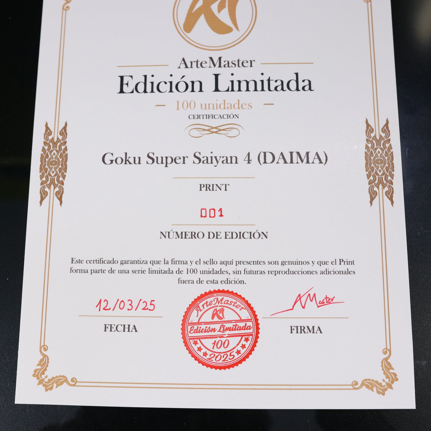 Print Goku Super Saiyan 4 de DAIMA (Edición Limitada)