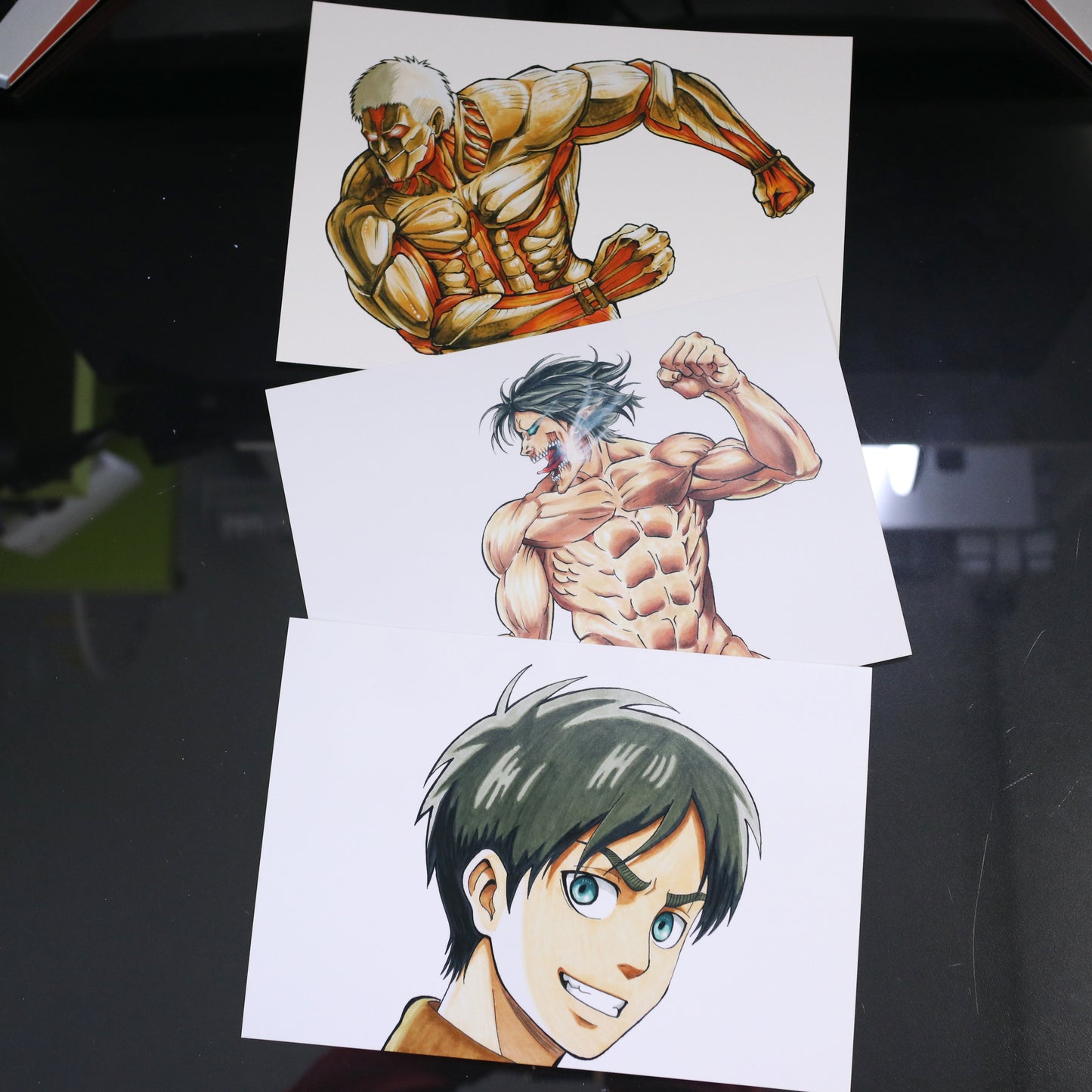 Colección Shingeki no Kyojin (3 Prints)