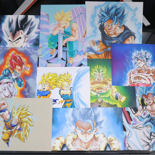 Colección Dragon Ball (10 Prints)