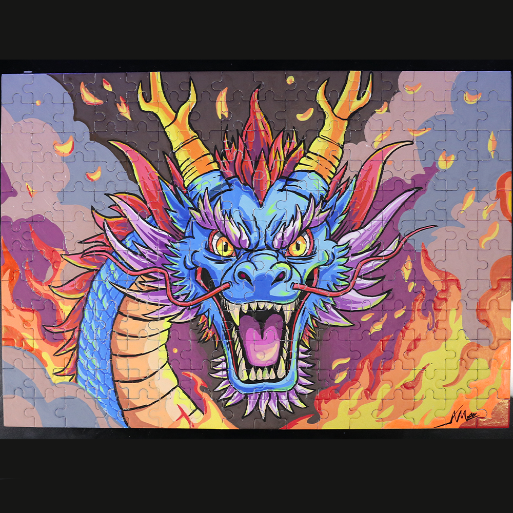 Puzzle "Blue Dragon" 192 piezas