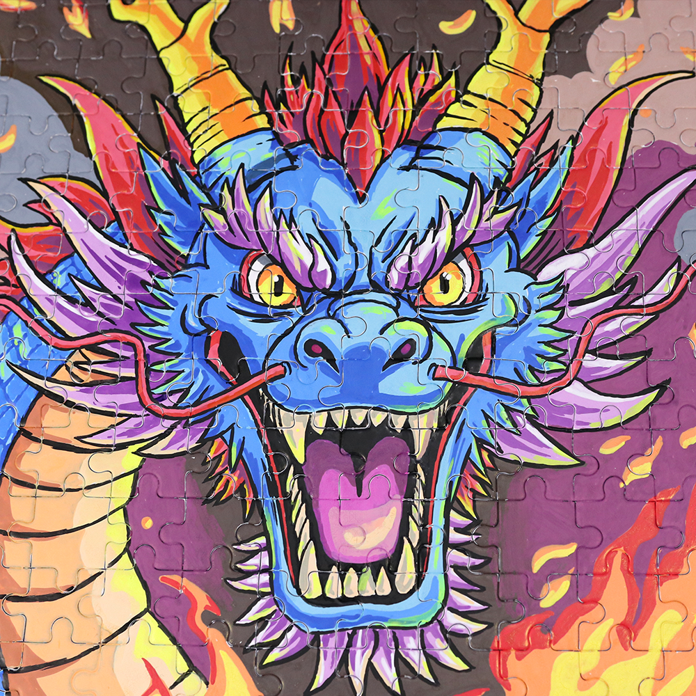 Puzzle "Blue Dragon" 192 piezas