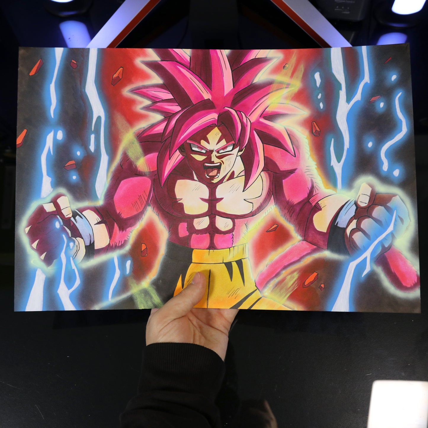 Dibujo original Goku Super Saiyan 4 (Dragon Ball Daima)