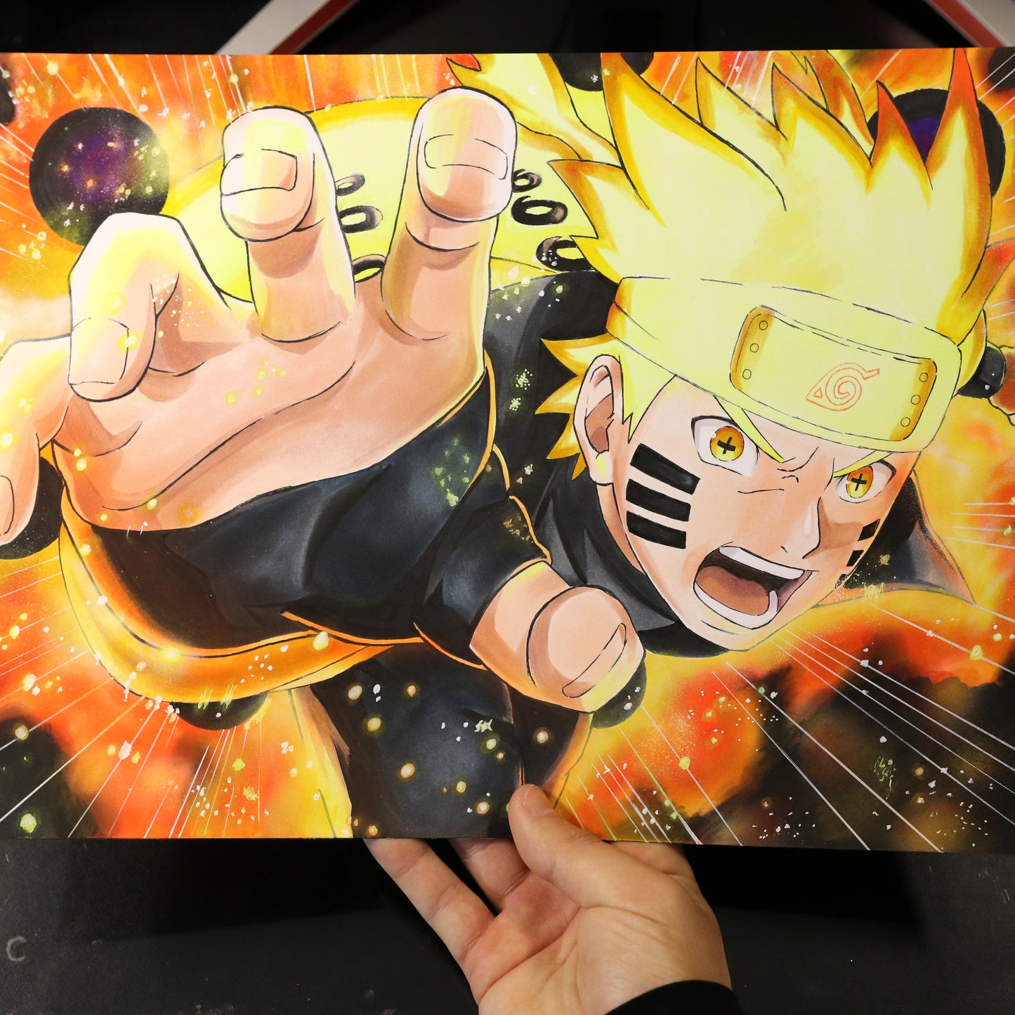 Dibujo original Naruto Modo sabio de los 6 caminos