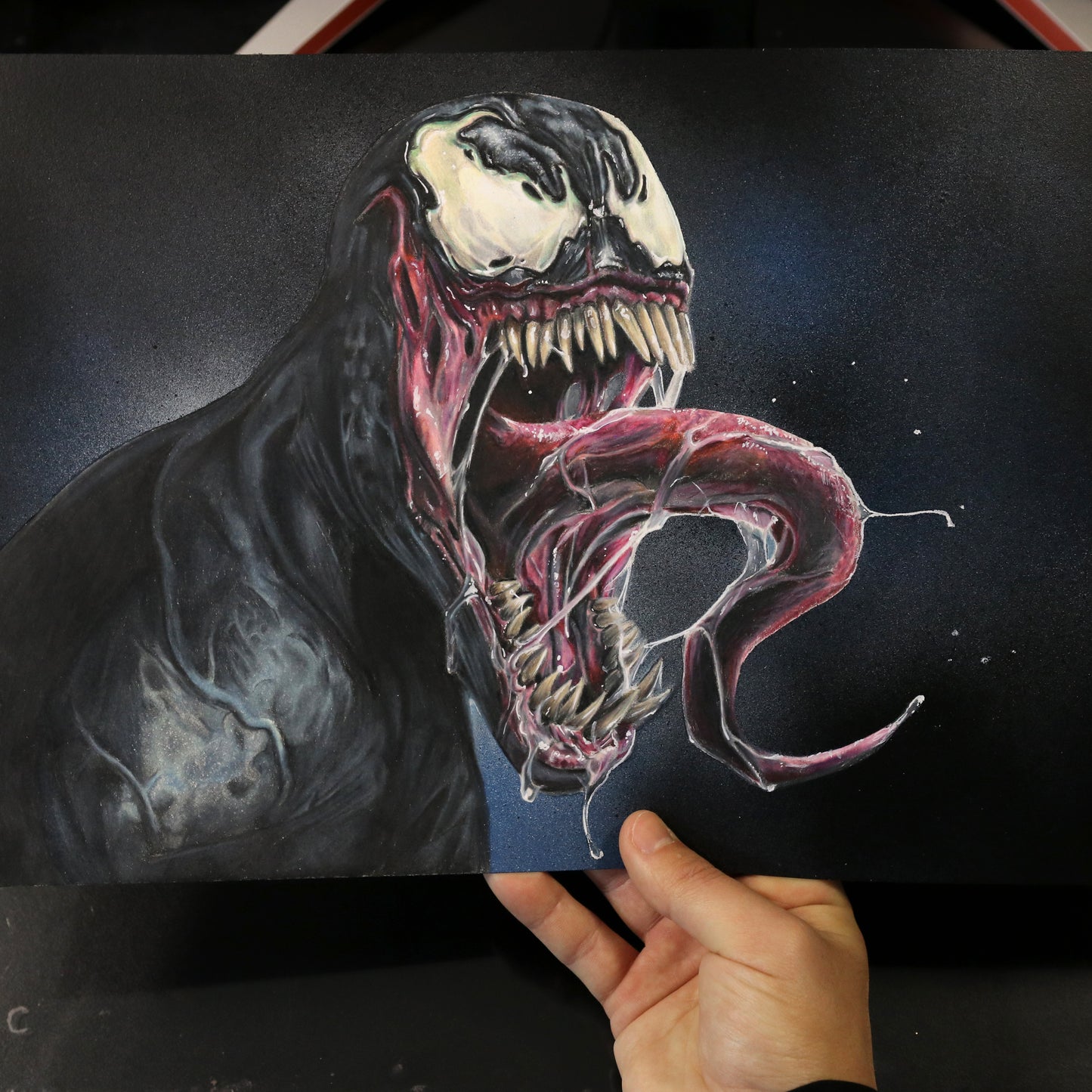 Dibujo original Venom realista