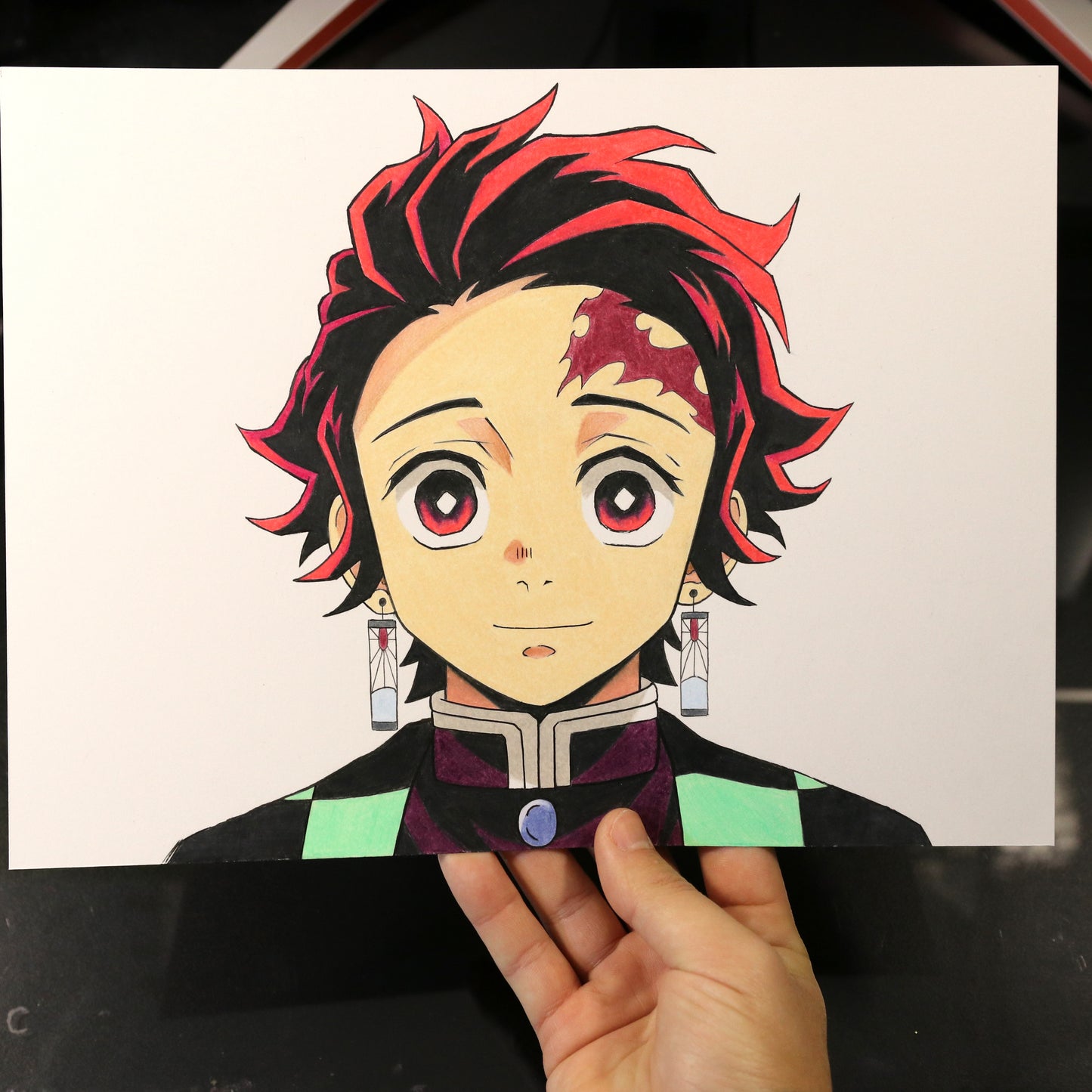 Dibujo original Tanjiro (Demon Slayer)