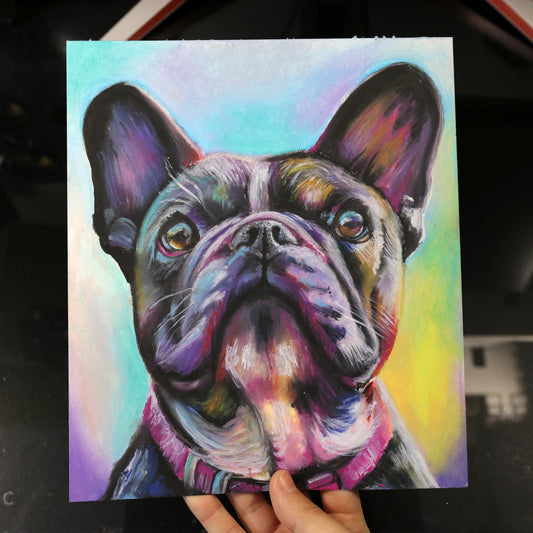 Dibujo original Bulldog Francés