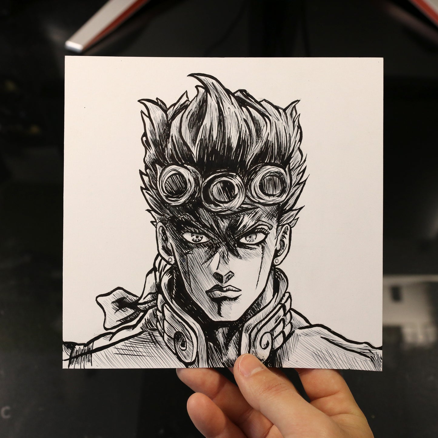 Dibujo original Giorno Giovanna