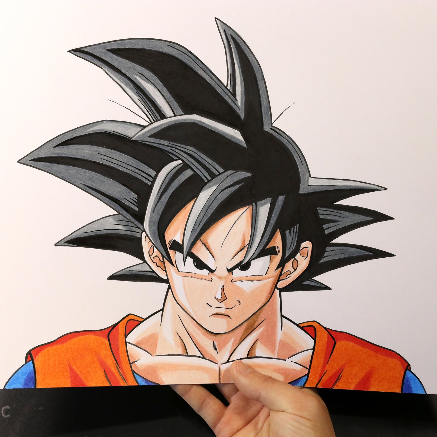 Dibujo original Goku Fase Normal