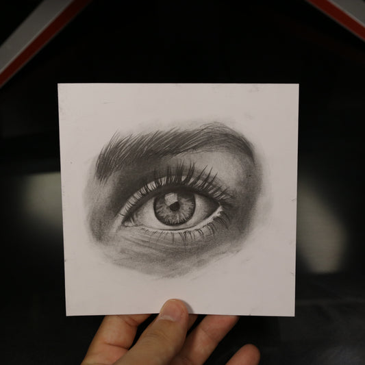 Dibujo original Ojo realista
