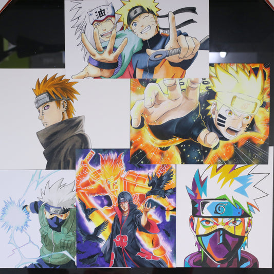 Colección Naruto (6 Prints)